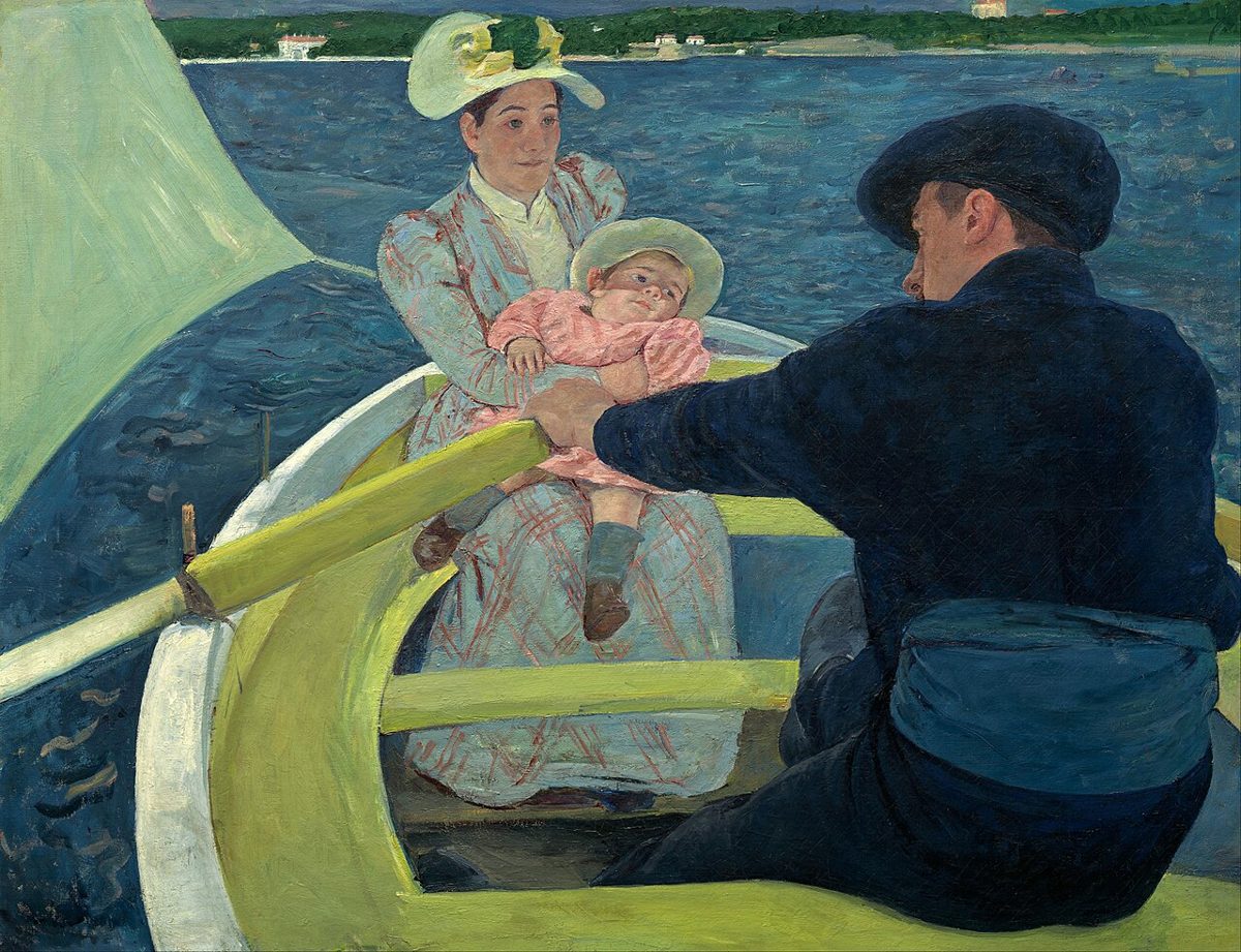 Die Bootspartie von Mary Cassatt