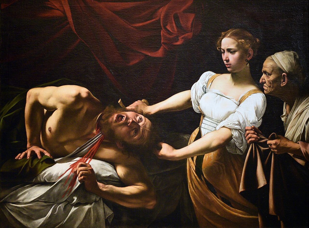 Judith enthauptet Holofernes von Michelangelo Merisi da Caravaggio